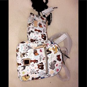 NWT Dooney & Bourke Disney Dogs Backpack/cosmetic